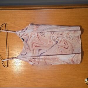 Torrid pink marble tank top